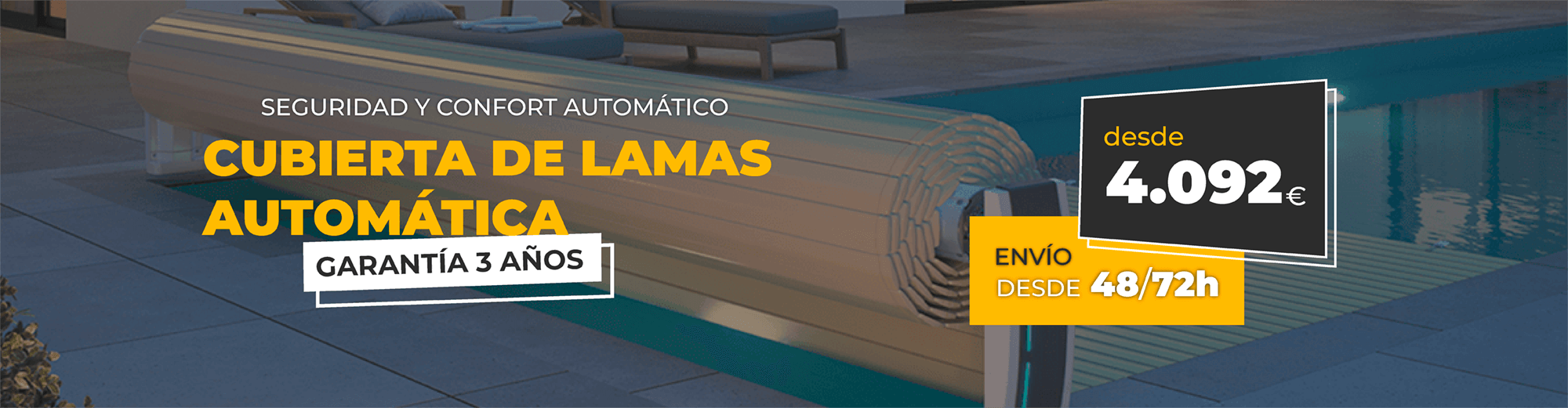 Cubiertas de lamas autom&aacute;ticas